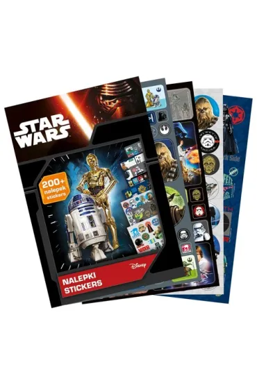 Zestaw nalepek 200 plus Star Wars