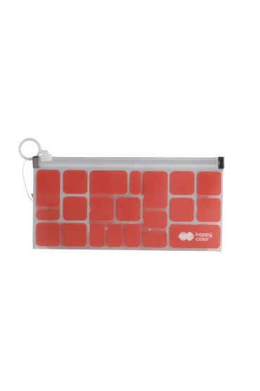 Happy Color Teczka z tworzywa z suwakiem TRENDY, Fresh Coral, B6