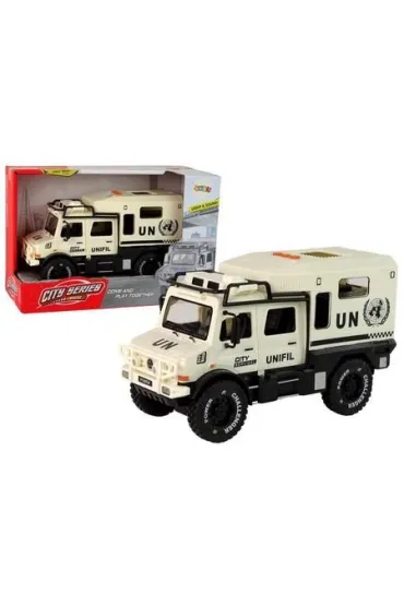 Teren�wka s�u�ba miasta z d�wi�kiem i �wiat�em LeanToys