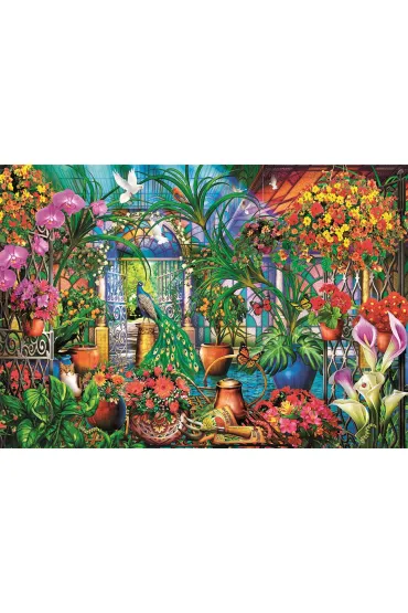Puzzle 500 el. The Greenhouse Caretakers Clementoni