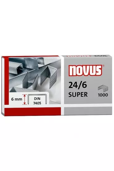 Novus Zszywki 24/6 din super 1000 szt.
