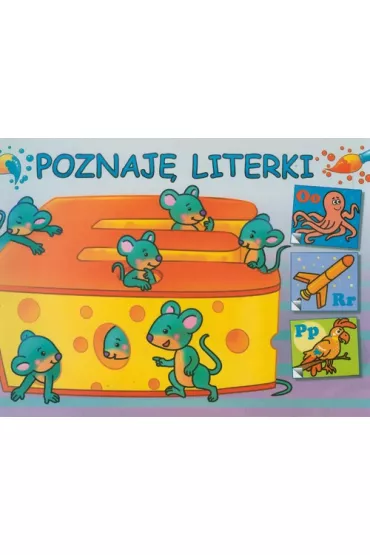 Poznaj� literki. Malowanka z nalepkami