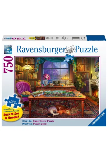 Puzzle 750 el. Pok�j fana puzzli Ravensburger