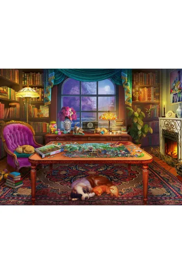 Puzzle 750 el. Pok�j fana puzzli Ravensburger