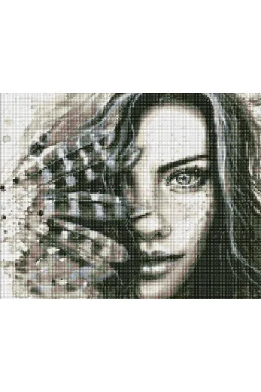 Ideyka Diamentowa mozaika - Wyrazisty wygl�d 40x50cm