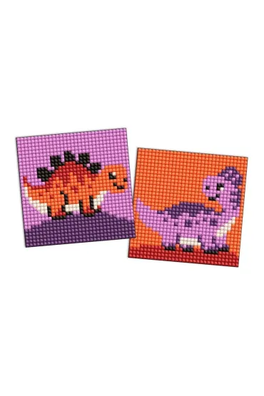 Diamentowa mozaika naklejka Kids - Dinozaur 1 Ideyka
