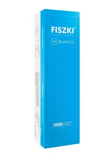 Fiszki in blanco 1000
