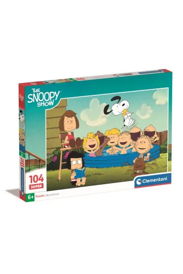 Puzzle 104 el. SuperColor. Peanuts Clementoni