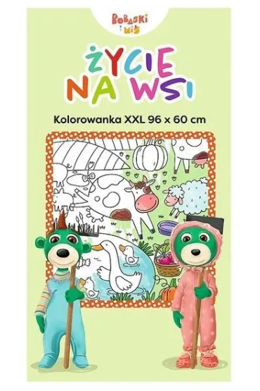Kolorowanka XXL. �ycie na wsi TREFL