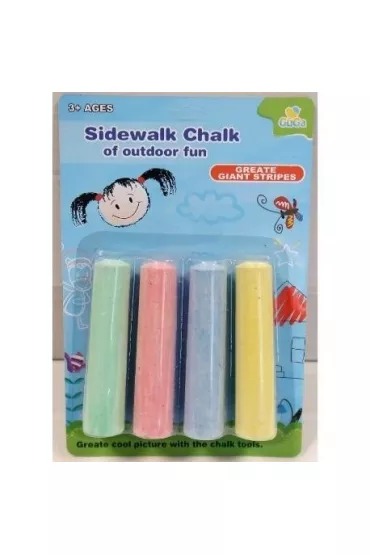 Pegaz Toys Kreda kolorowa 4 szt.