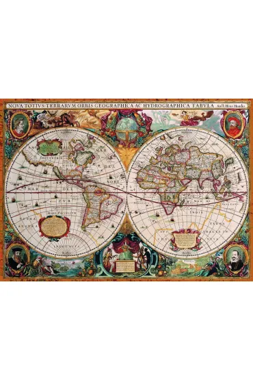 Puzzle 1000 el. Mapa �wiata Orbis Geographica Eurographics