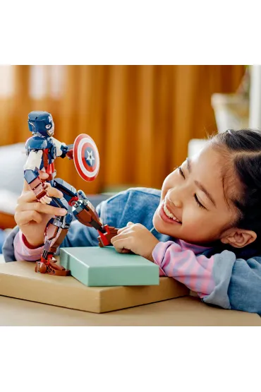 LEGO Marvel Figurka Kapitana Ameryki do zbudowania 76258
