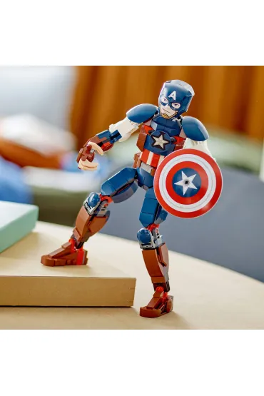 LEGO Marvel Figurka Kapitana Ameryki do zbudowania 76258