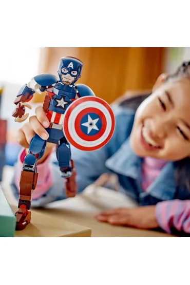LEGO Marvel Figurka Kapitana Ameryki do zbudowania 76258