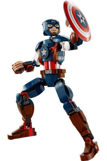 LEGO Marvel Figurka Kapitana Ameryki do zbudowania 76258