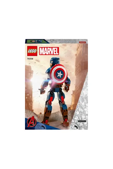 LEGO Marvel Figurka Kapitana Ameryki do zbudowania 76258
