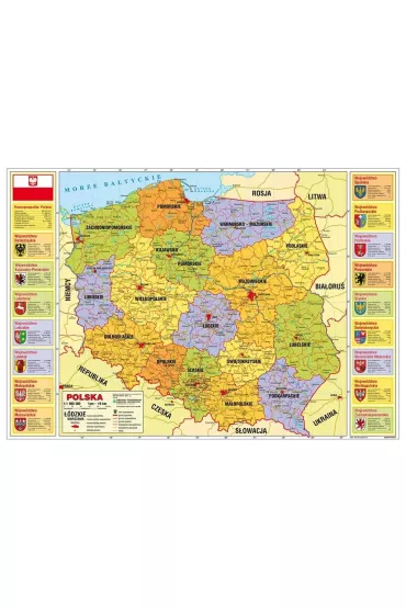 Derform Podk�ad oklejany Polska administracyjna