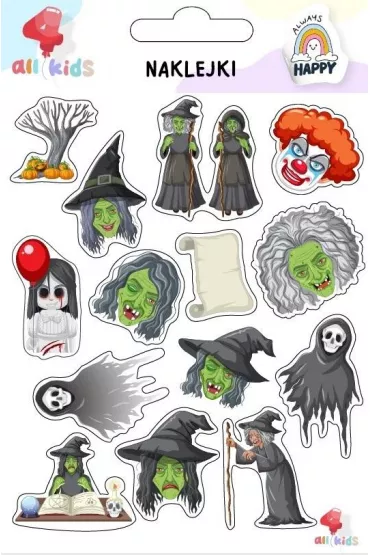 All4Kids Naklejki dla dzieci Halloween 2