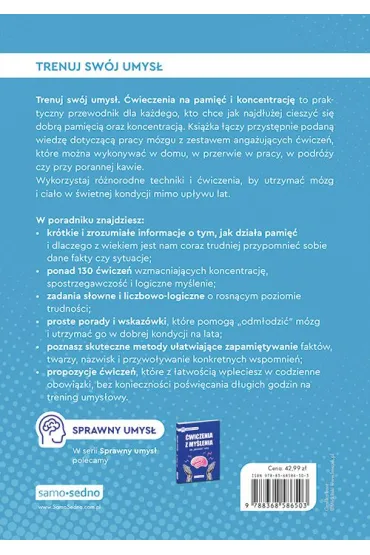Trenuj sw�j umys�. �wiczenia na pami�� i koncentracj� - Krzysztof Minge, Natalia Minge