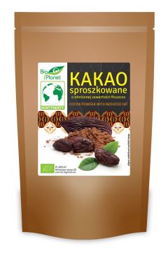Bio Planet Kakao sproszkowane o obnionej zawartoci tuszczu 200 g Bio