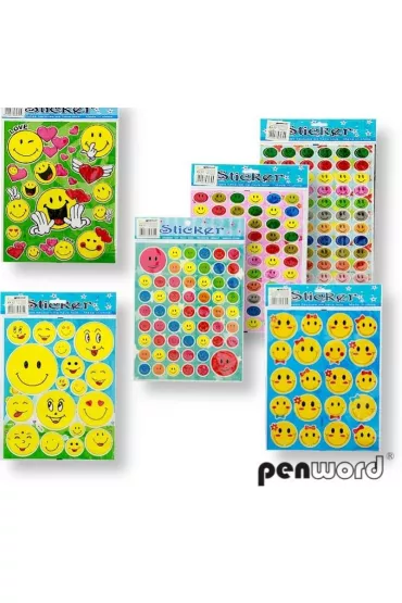 Penword Naklejki laser smile 20x25mm