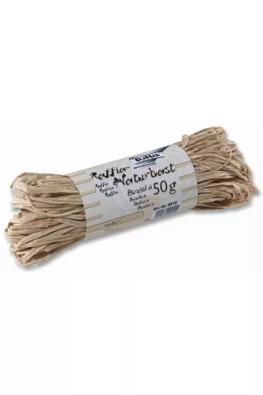 Folia Paper Rafia naturalna, naturalna, 50g 50 g
