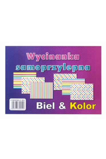 Cormoran Wycinanka samoprzylepna A4 Biel & Kolor