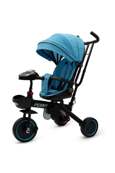 Rowerek 3-ko�owy Peony EVA niebieski Baby Mix