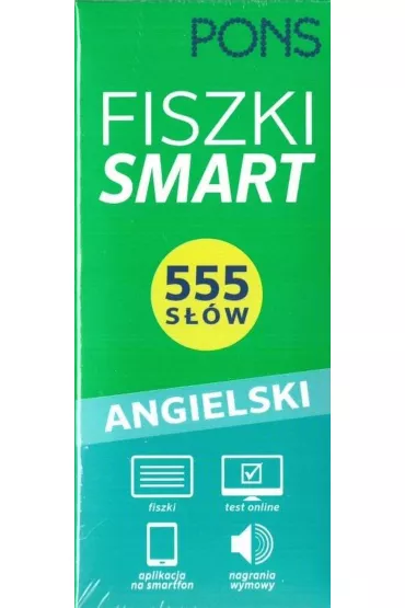 Fiszki Smart. 555 s��w. Angielski