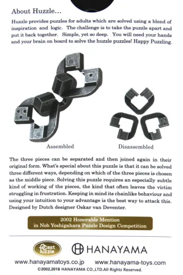 �amig��wka Cast Chain. Poziom 6/6 Hanayama - Oskar Van  Deventer