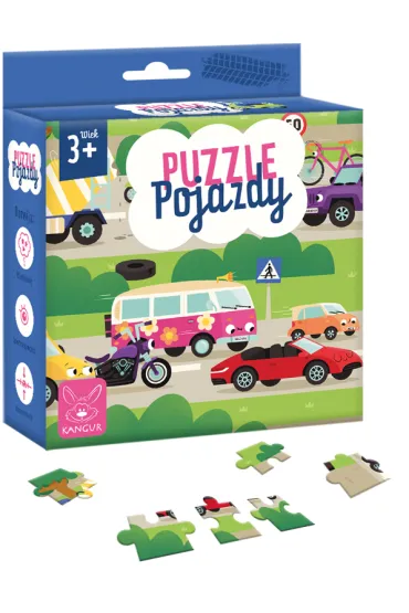 Puzzle Pojazdy 3+ Kangur