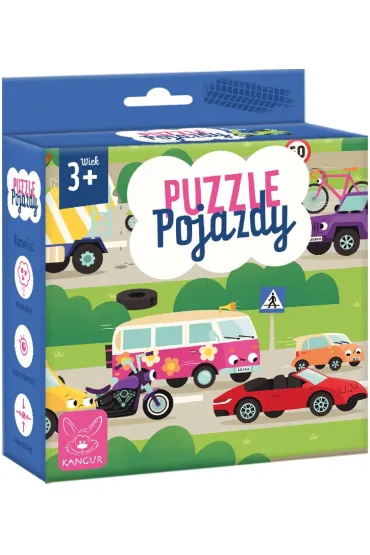 Puzzle Pojazdy 3+ Kangur