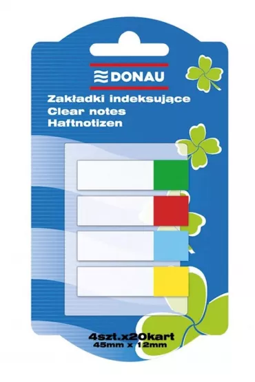 Donau Zak�adki indeksuj�ce PP 12x45mm