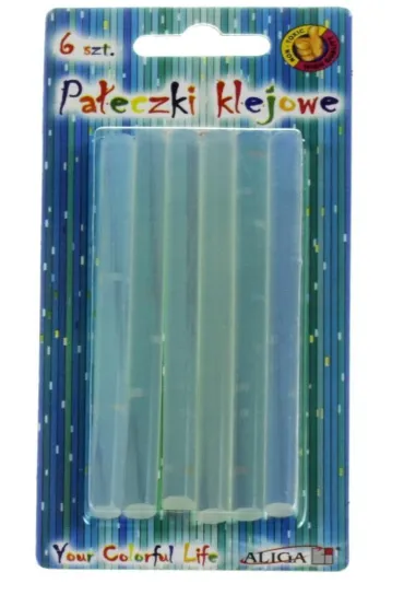 Aliga Klej do pistoletu bezbarwny 7x100 mm