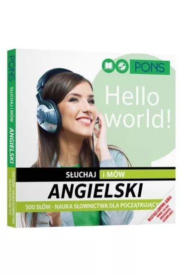 Angielski. S�uchaj i m�w. 500 s��w. Nauka s�ownictwa dla pocz�tkuj�cych + CD