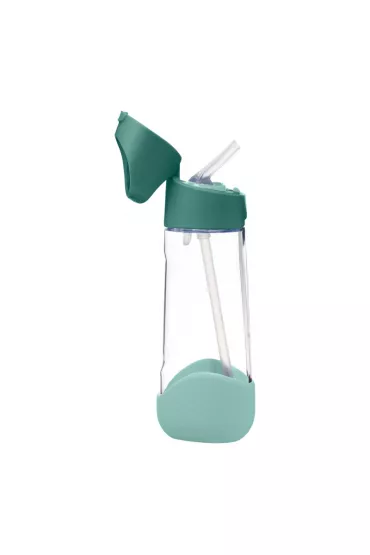 b.box Butelka na wod� tritanowa z s�omk� Emerald Forest 600 ml