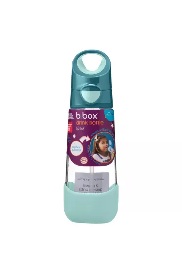 b.box Butelka na wod� tritanowa z s�omk� Emerald Forest 600 ml