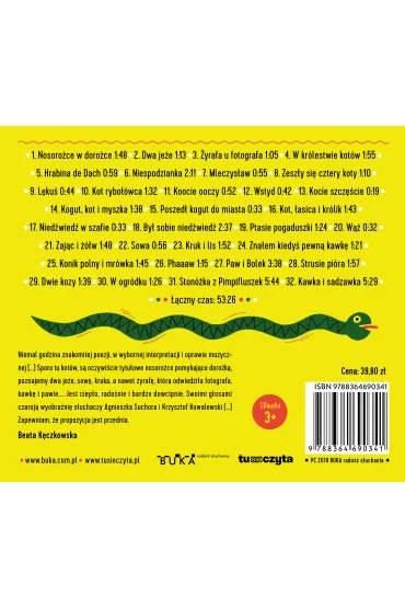 Audiobook Nosoro�ce w doro�ce i inne wiersze CD - Ludwik Jerzy Kern