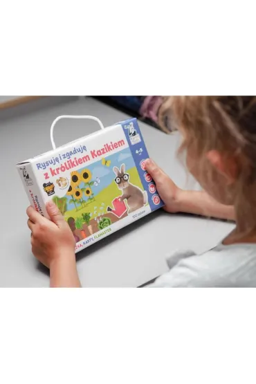 Kapitan Nauka. Rysuj i zgaduj z krlikiem Kazikiem - Boena Dybowska, Anna Grabek