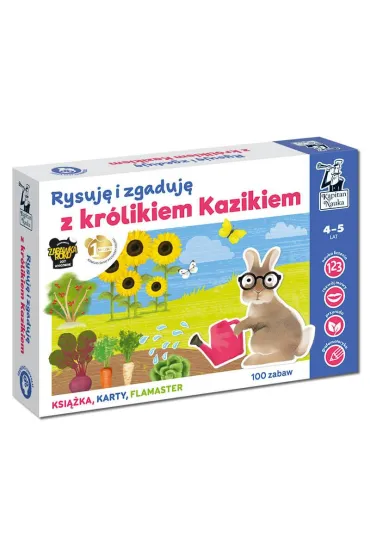 Kapitan Nauka. Rysuj i zgaduj z krlikiem Kazikiem - Boena Dybowska, Anna Grabek
