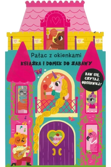 Ksi��ka i domek do zabawy. Pa�ac z okienkami - Lizzy Doyle