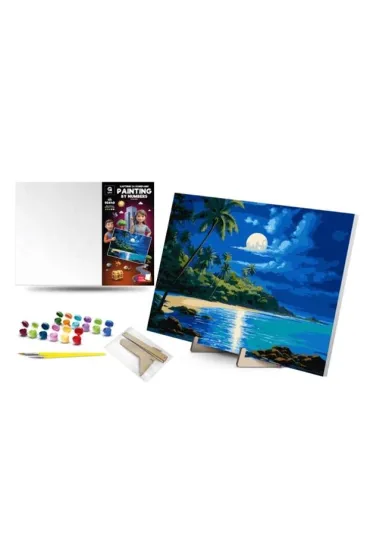 Qbee Malowanie po numerach - �wiat�o Ksi�yca 40x50cm