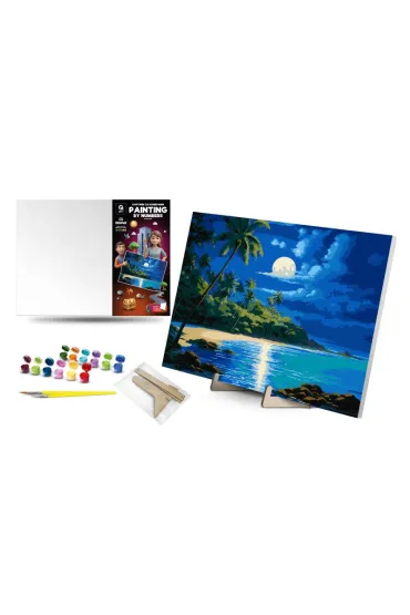 Qbee Malowanie po numerach - �wiat�o Ksi�yca 40x50cm