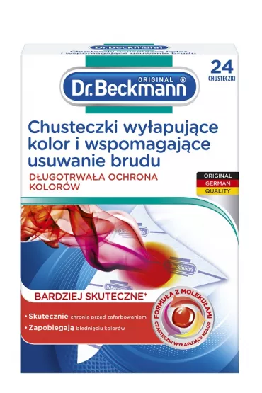 Dr. Beckmann Chusteczki wy�apuj�ce kolor i brud 24 szt.