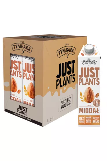 Just Plants Napj owies migda Zgrzewka 6 x 1 l