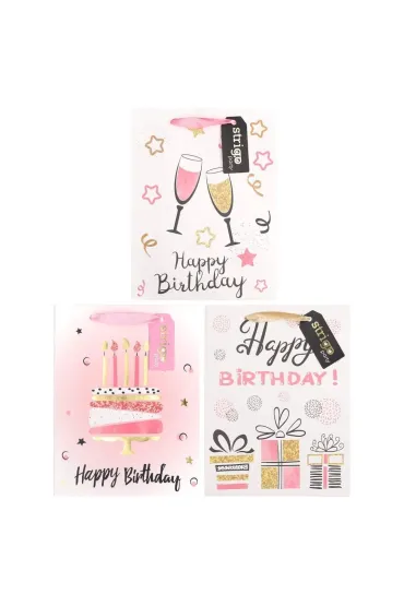 Strigo Torby prezentowe Party 18x23x10cm
