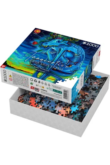 Puzzle 1000 el. Kamil Jak�bczak Bia�y Wilk Good Loot