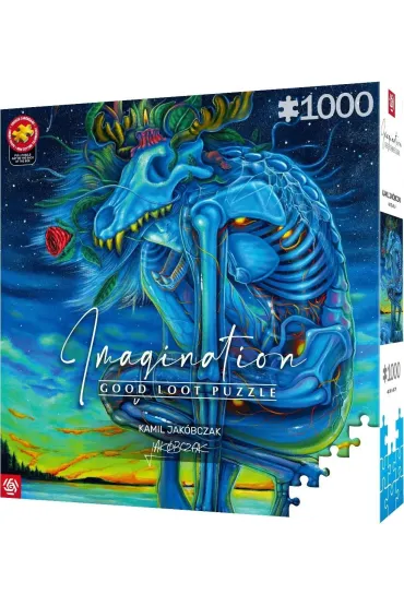Puzzle 1000 el. Kamil Jak�bczak Bia�y Wilk Good Loot