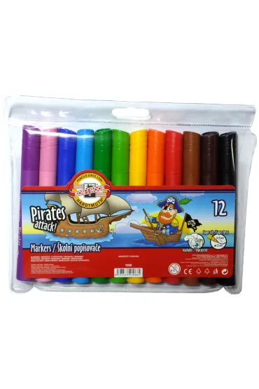 Koh-I-Noor Flamastry Jumbo 7710/5 AB 12 kolor�w