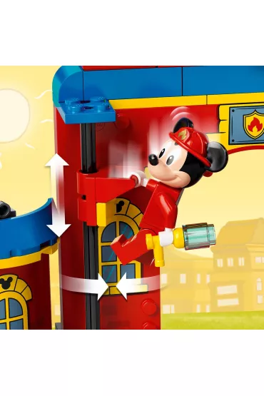 LEGO Disney Mickey and Friends Remiza i wz straacki Myszki Miki i przyjaci 10776